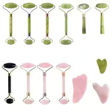 Jade Roller & Gua Sha Set – Face Sculpting Wellness Tools